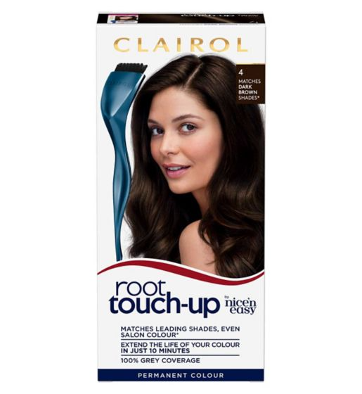 Clairol Root Touch-Up Permanent Hair Dye 4 Dark Brown